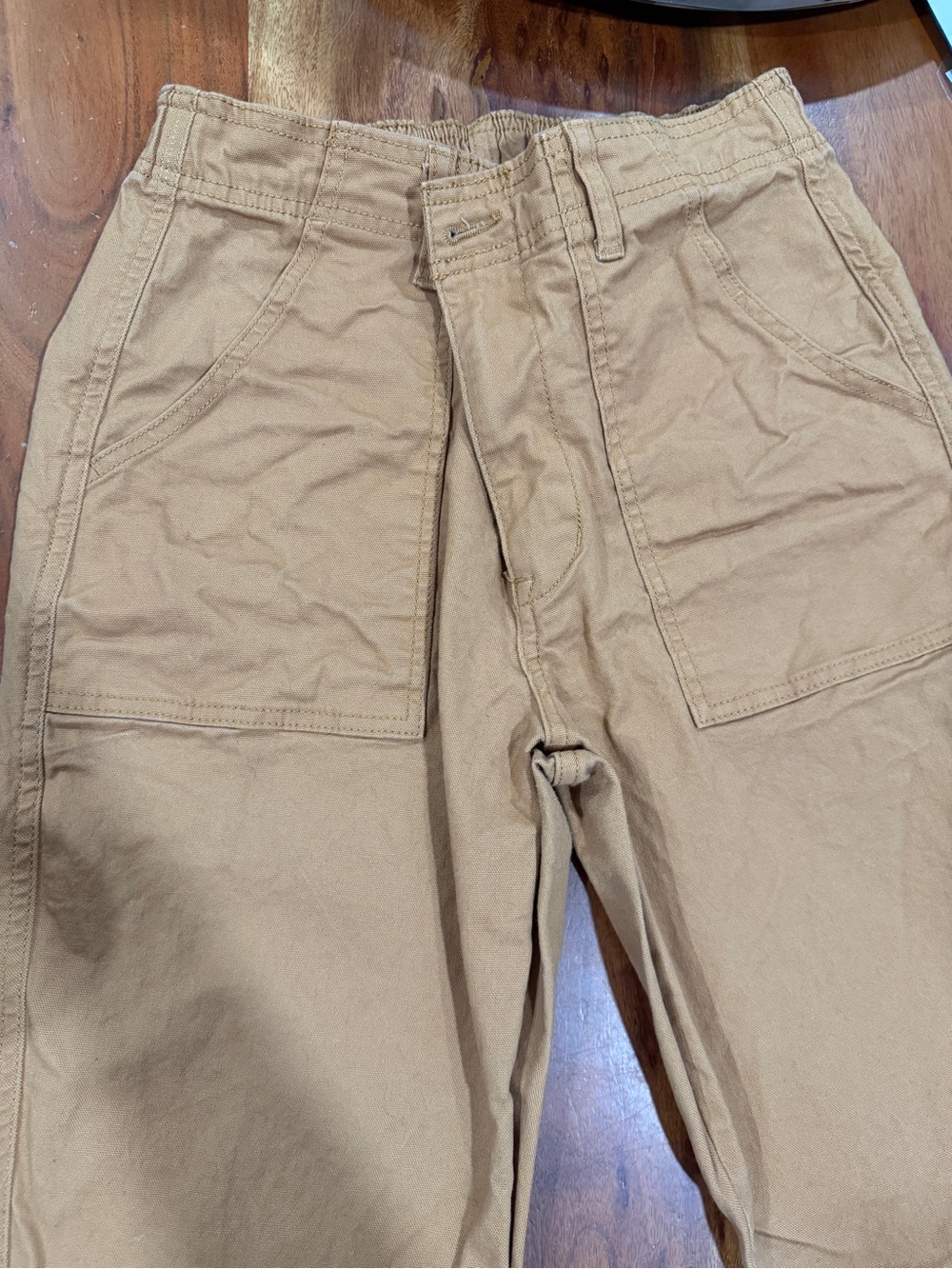 Knox Rose Women's Straight Leg Pants in Tan - Picture 2 of 7